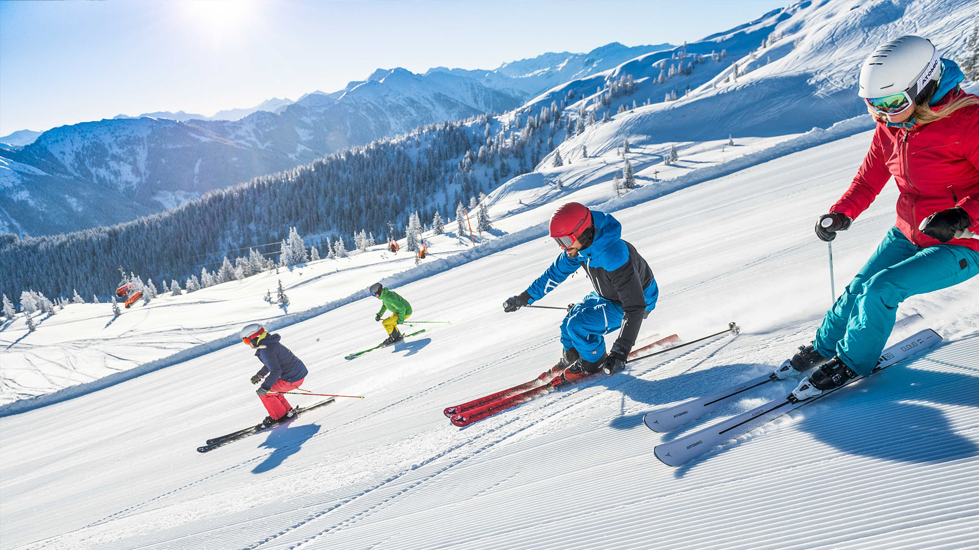Skifahren im Winterurlaub in Flachau - Atempause Appartements