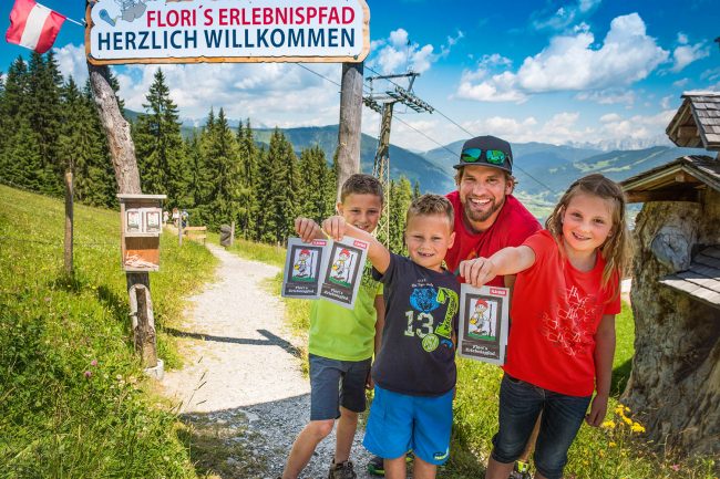 Familie im Sommerurlaub in Flachau - Appartements Atempause