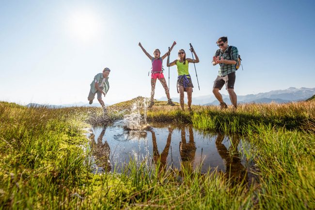 Wandern im Sommerurlaub in Flachau - Appartements Atempause