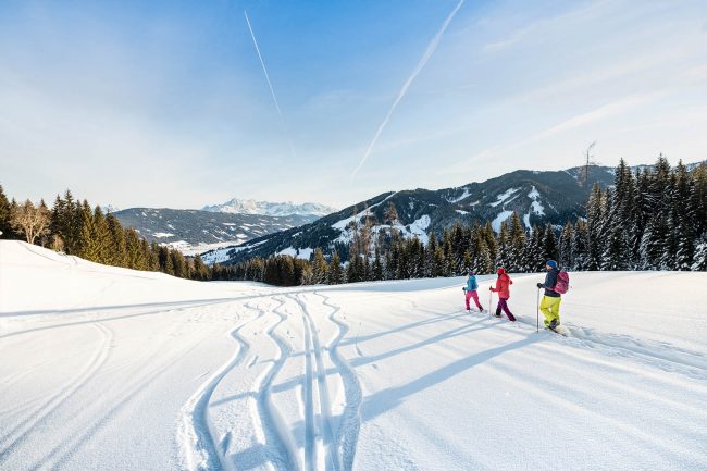 Wandern im Winterurlaub Flachau - Appartements Atempause